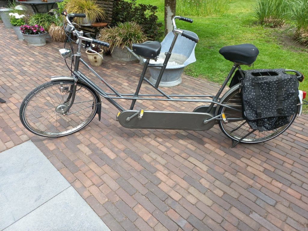 Tandem Gazelle, Fietsen en Brommers, Fietsen | Tandems, Ophalen, Minder dan 10 versnellingen, Gebruikt, 55 cm of meer