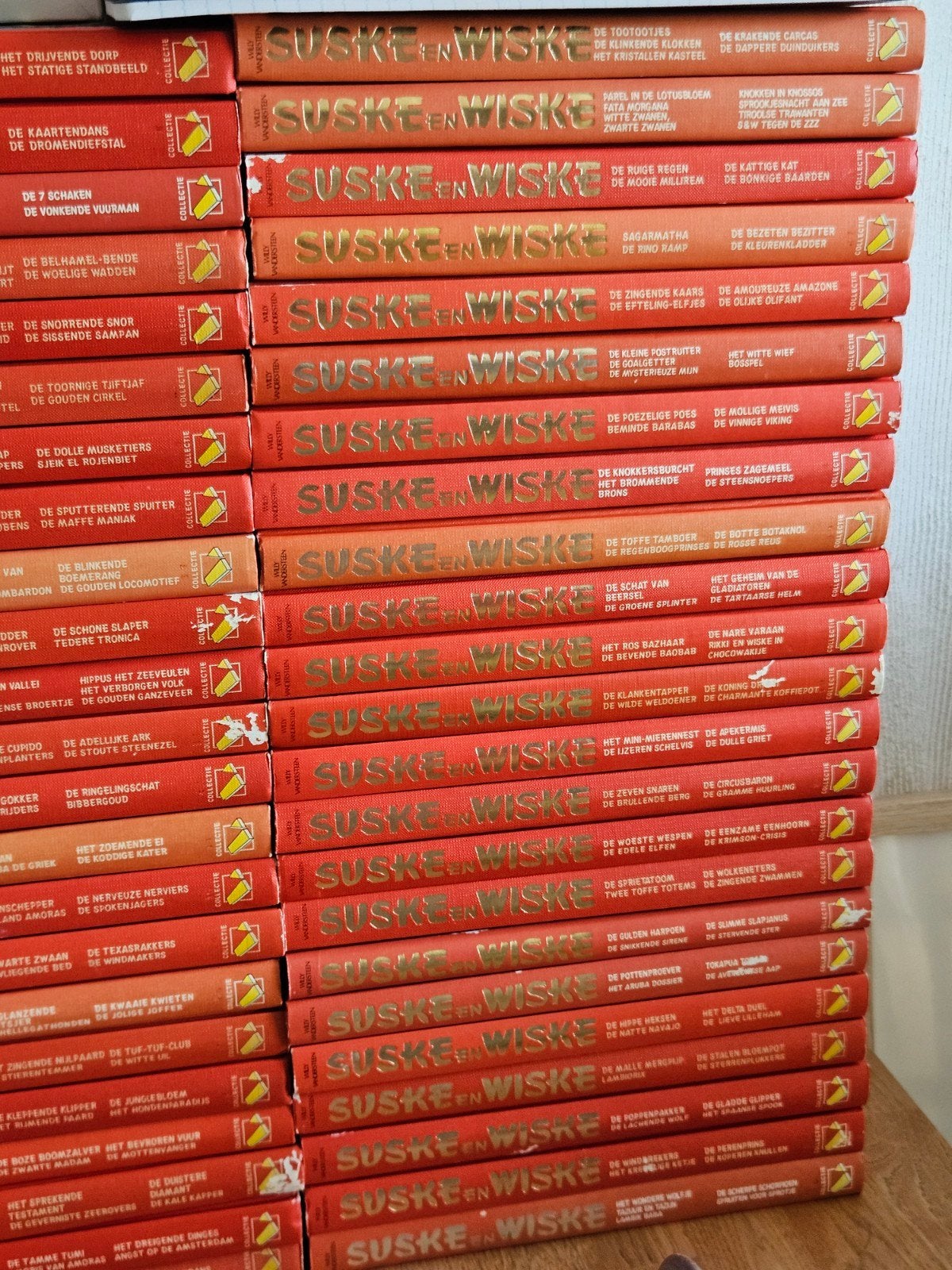 Grote collectie Suske en Wiske stripboeken, Boeken, Complete serie of reeks, Ophalen, Gelezen, Willy Vandersteen