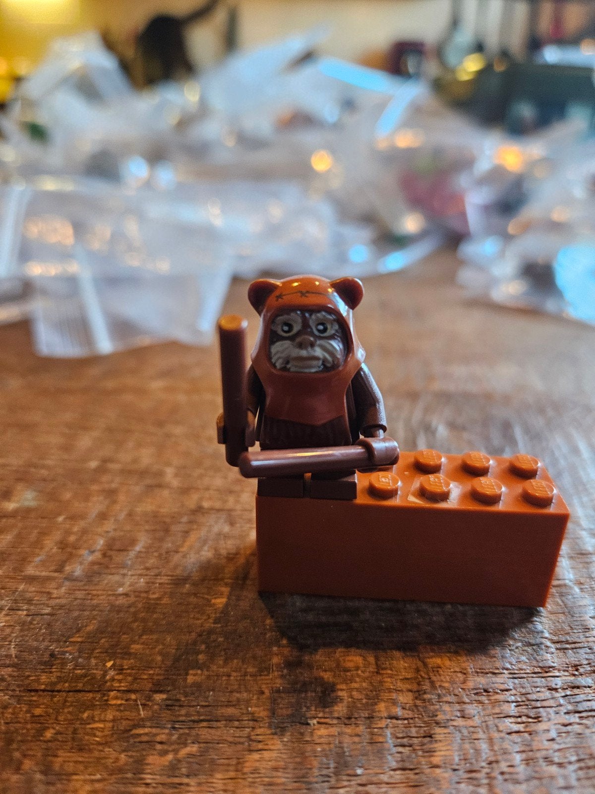 LEGO Star Wars Minifiguur Wicket de Ewok, Gebruikt, Star Wars, Lego, Ophalen of Verzenden