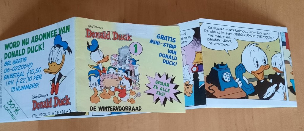 DONALD DUCK - RECLAMEBOEKJE, Verzamelen, Ophalen of Verzenden