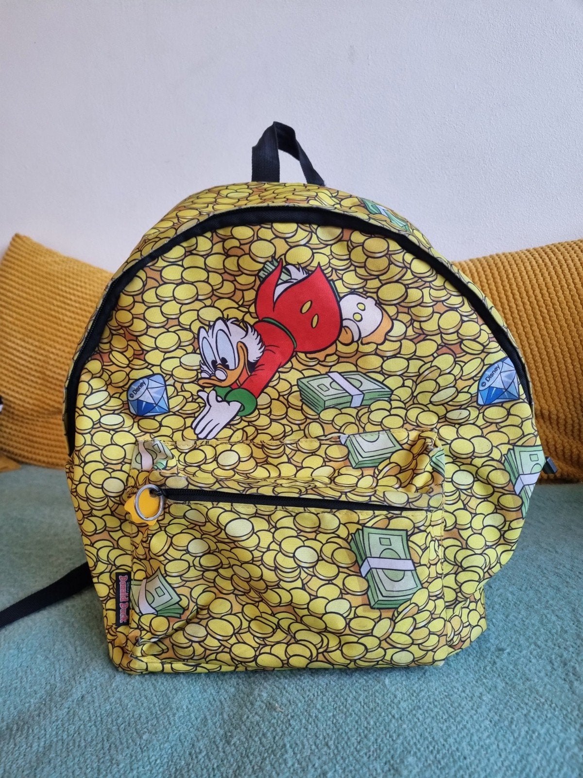 Coole Dagobert Duck Donald Duck Weekblad Rugtas Schooltas, Sieraden, Tassen en Uiterlijk, Gebruikt, Disney of Dora, 25 tot 40 cm