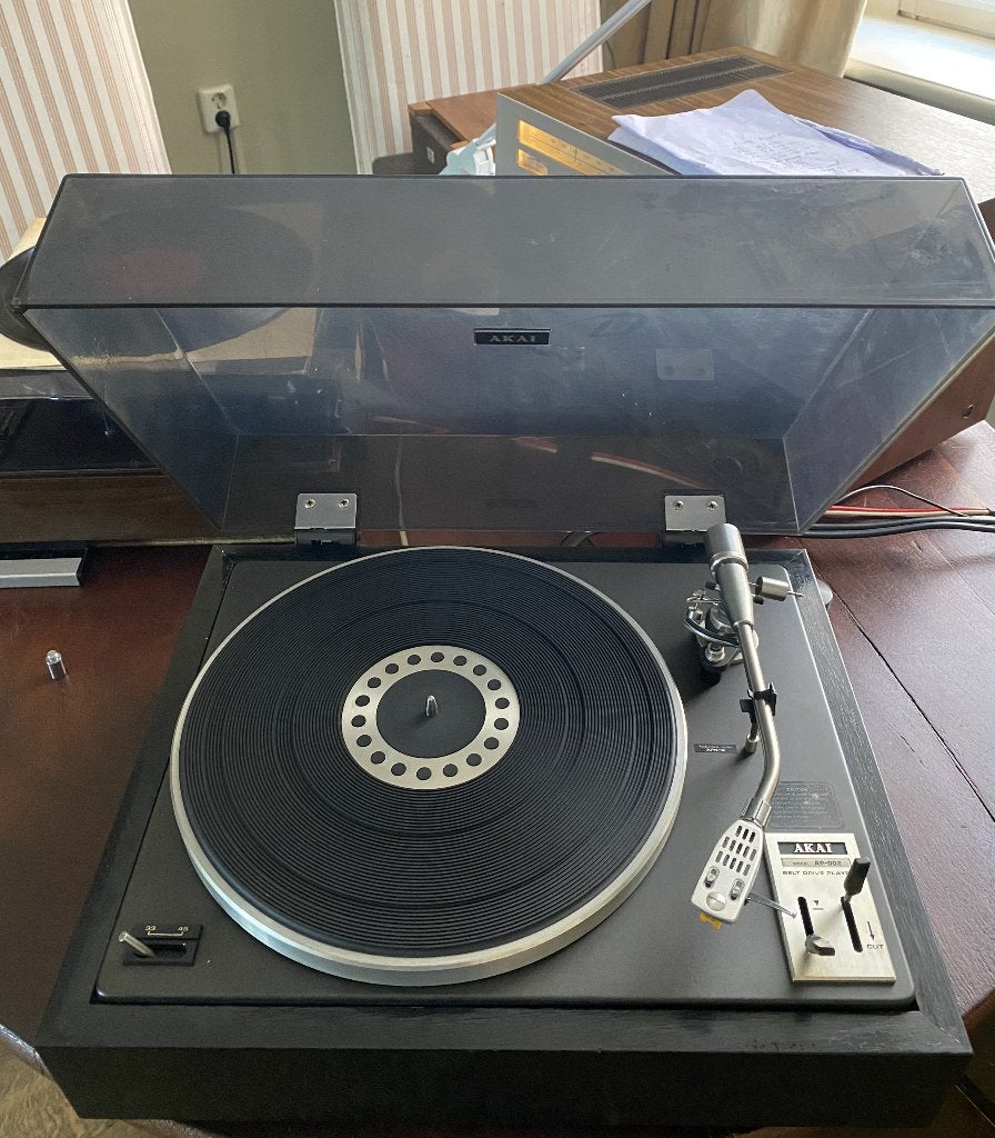 Akai AP-002 platenspeler, Audio, Tv en Foto, Platenspelers, Ophalen, Automatisch, Refurbished, Platenspeler