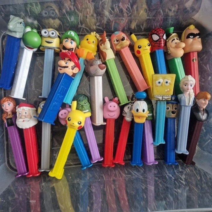 Grote collectie PEZ dispensers - diverse figuren, Ophalen of Verzenden, Gebruikt
