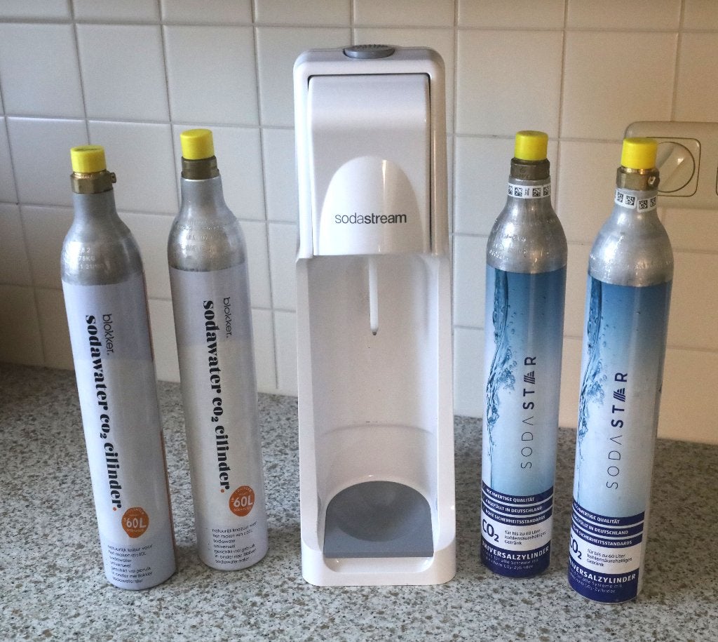 Sodastream apparaat, Ophalen