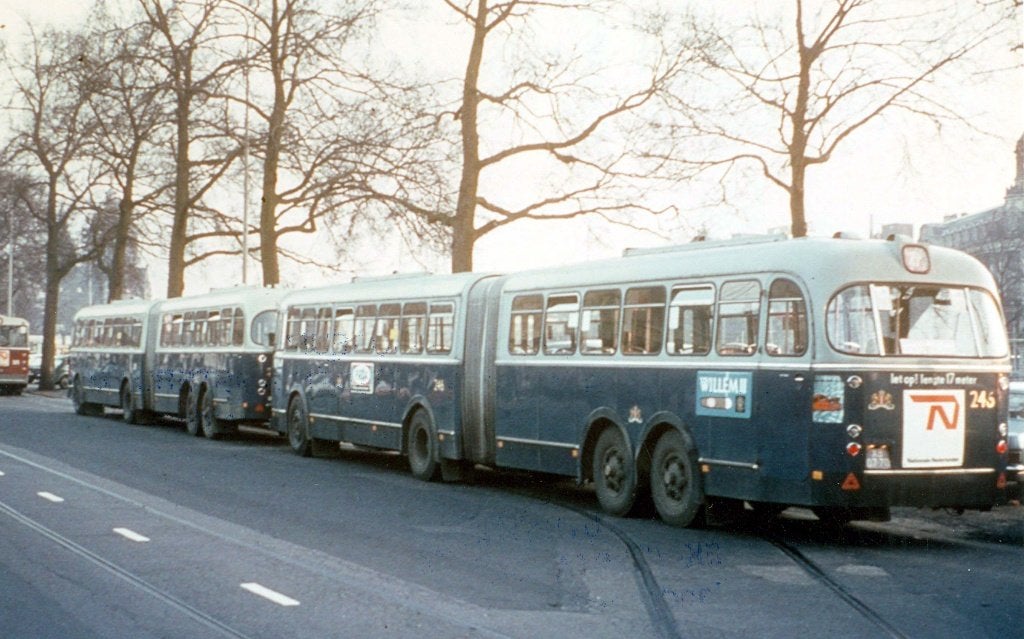 Amsterdam GVB bus 246, Ophalen, 1960 tot 1980, Noord-Holland