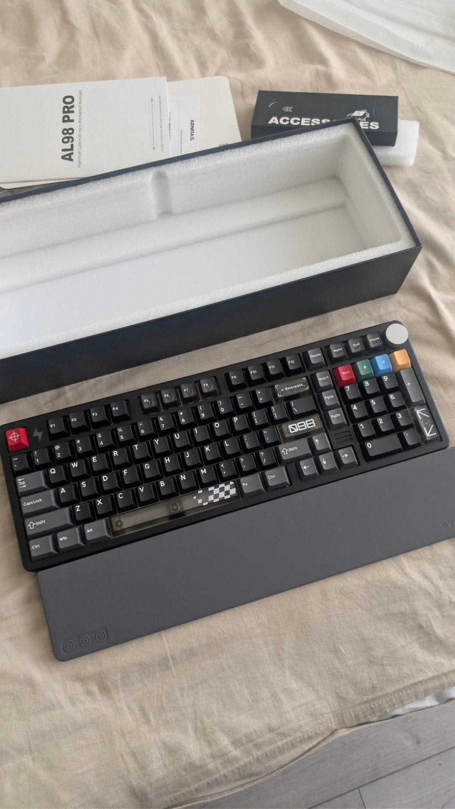 YUNZII AL98 Pro Mechanical Keyboard, Ergonomisch, Ophalen of Verzenden, Draadloos, Qwerty