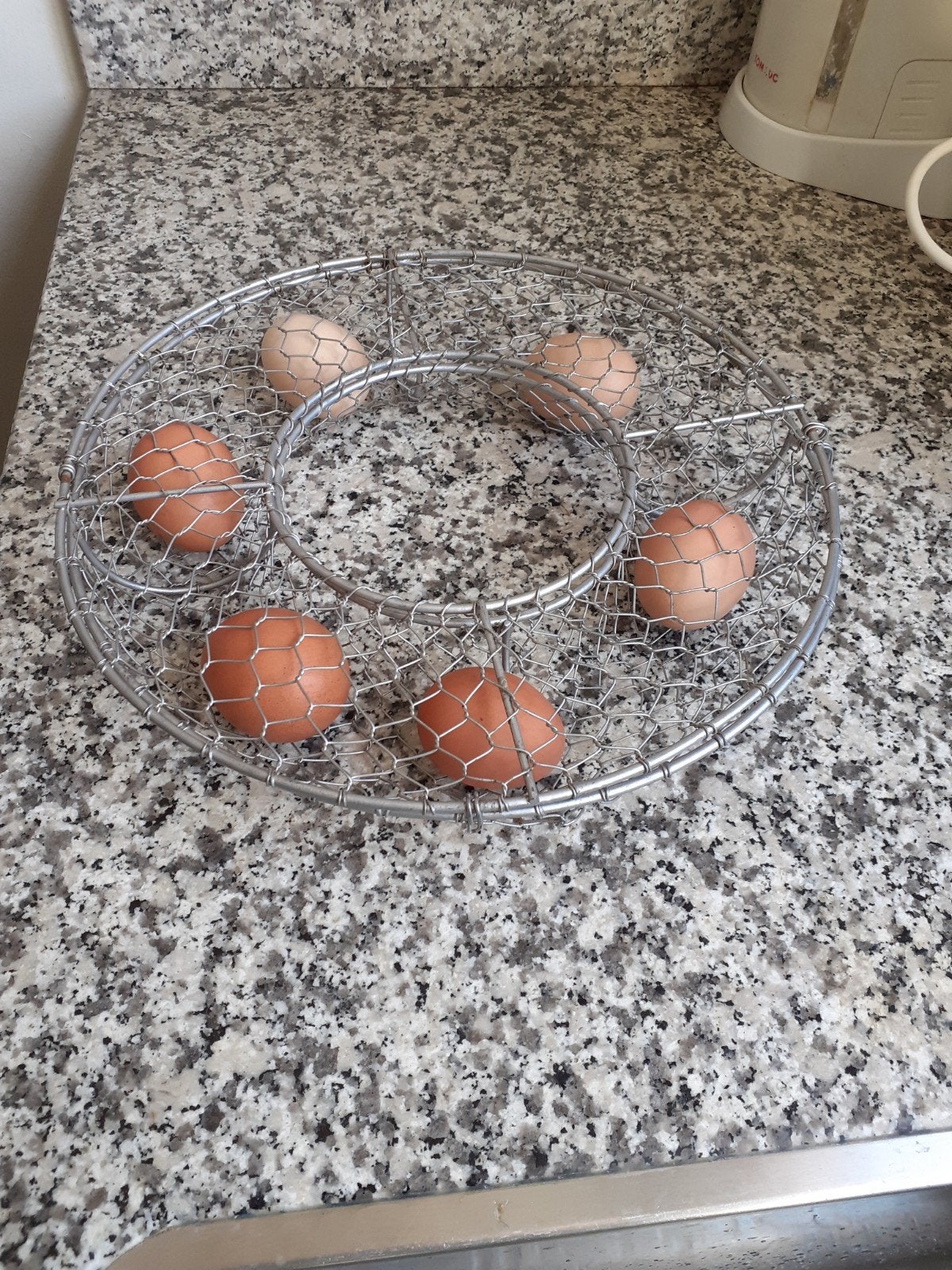 Mandje  voor verschillende doeleinden, Ophalen of Verzenden, Zo goed als nieuw, Rond, Overige materialen