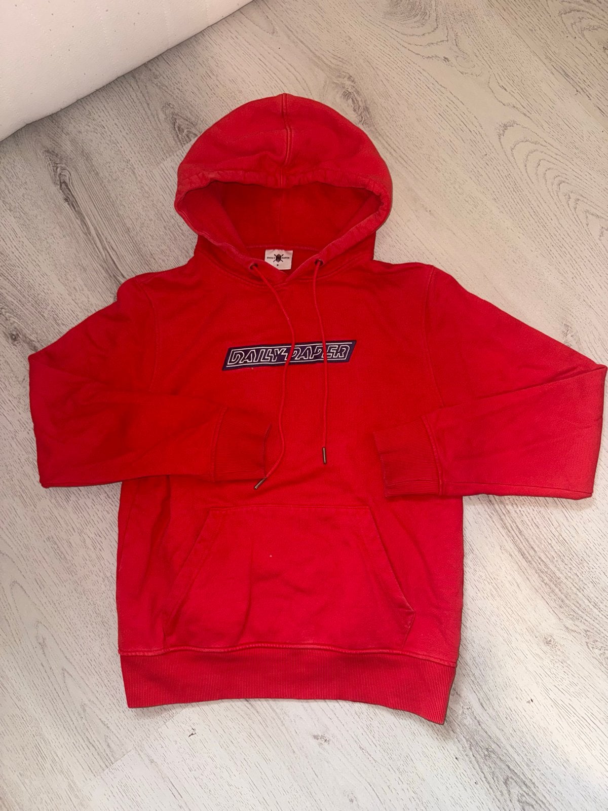 Daily Paper Hoodie Rood Maat S, Kleding | Heren, Truien en Vesten, Ophalen of Verzenden, Zo goed als nieuw, Maat 46 (S) of kleiner