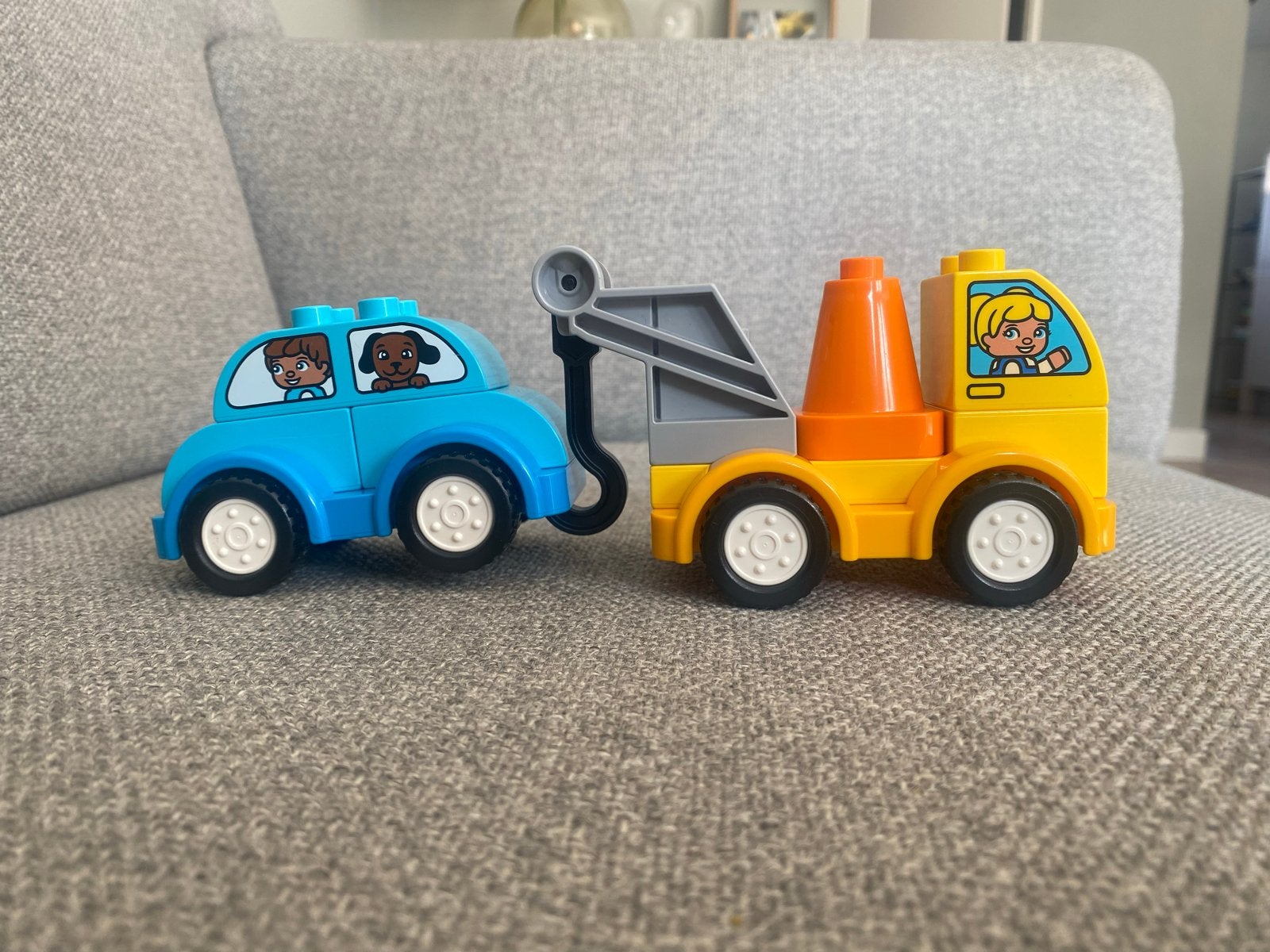 Duplo sleepwagen met auto, Ophalen of Verzenden, Gebruikt, Overige merken