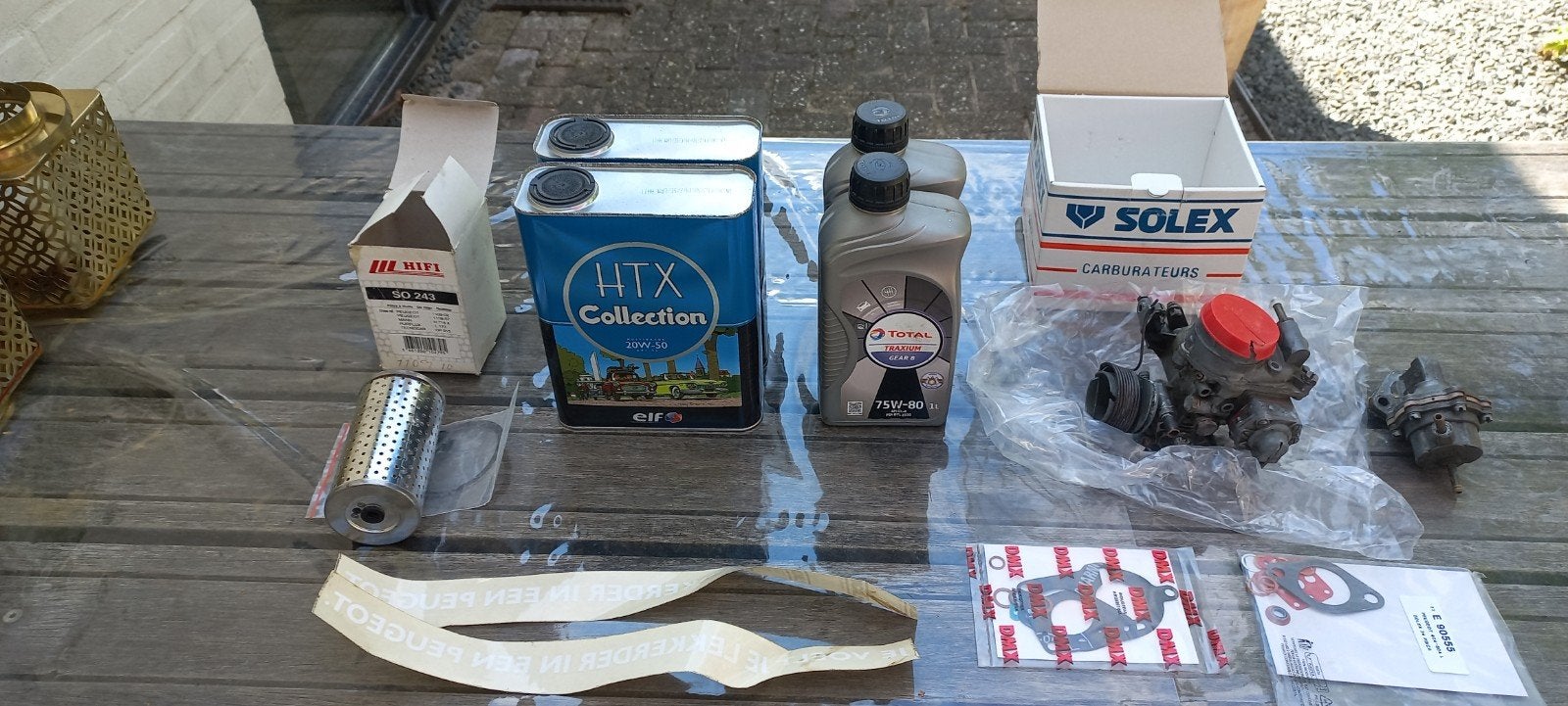 Peugeot 404 1962 carburateur en service set, Ophalen, Peugeot