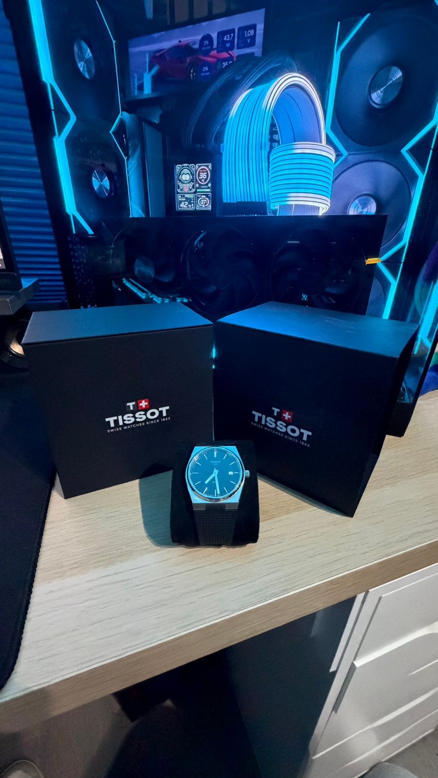 Tissot PRX Quartz, Ophalen, Zo goed als nieuw, Staal, Overige merken