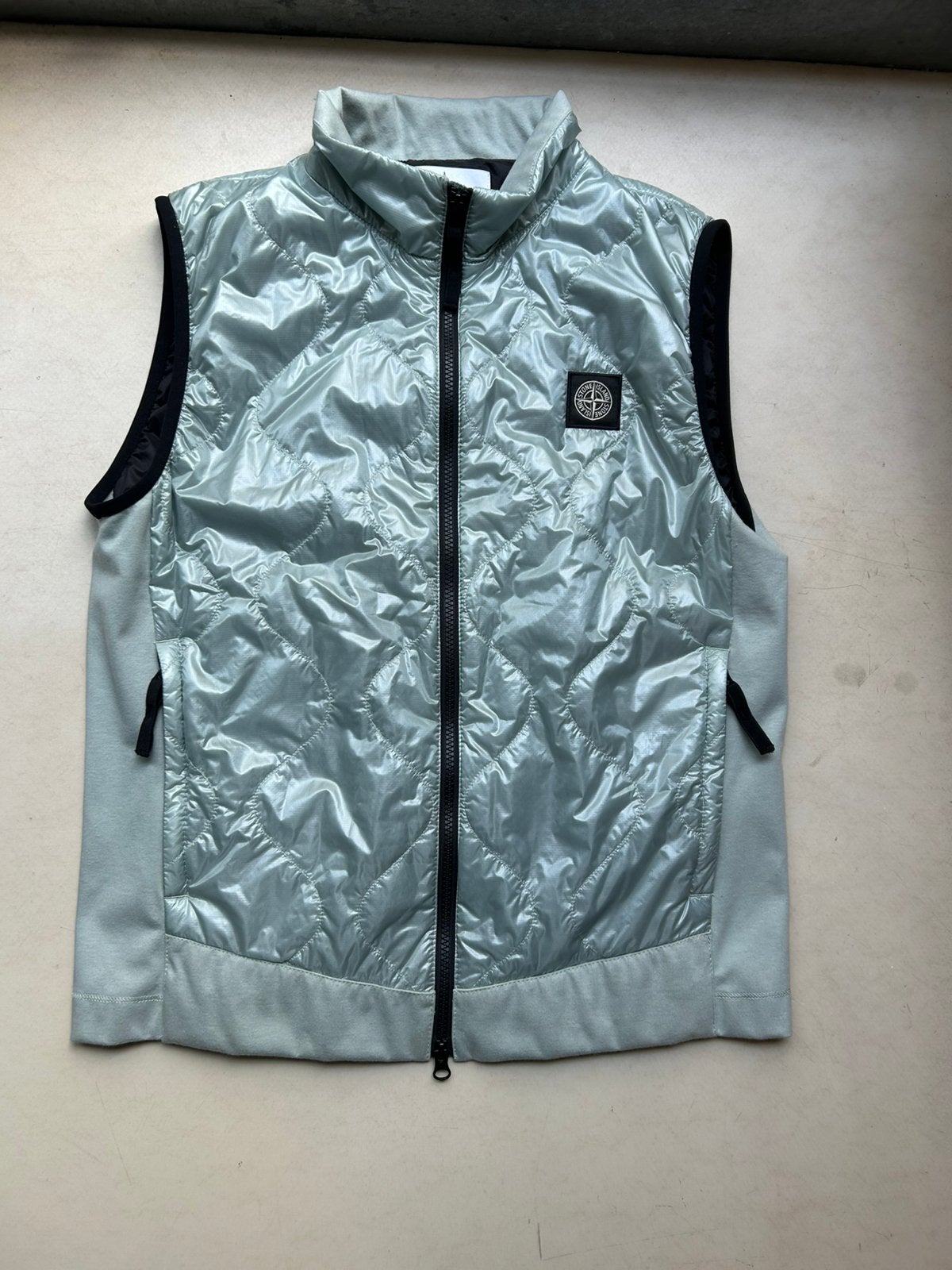 Stone Island body warmer, Kleding | Heren, Ophalen of Verzenden, Zo goed als nieuw, Maat 48/50 (M), Blauw