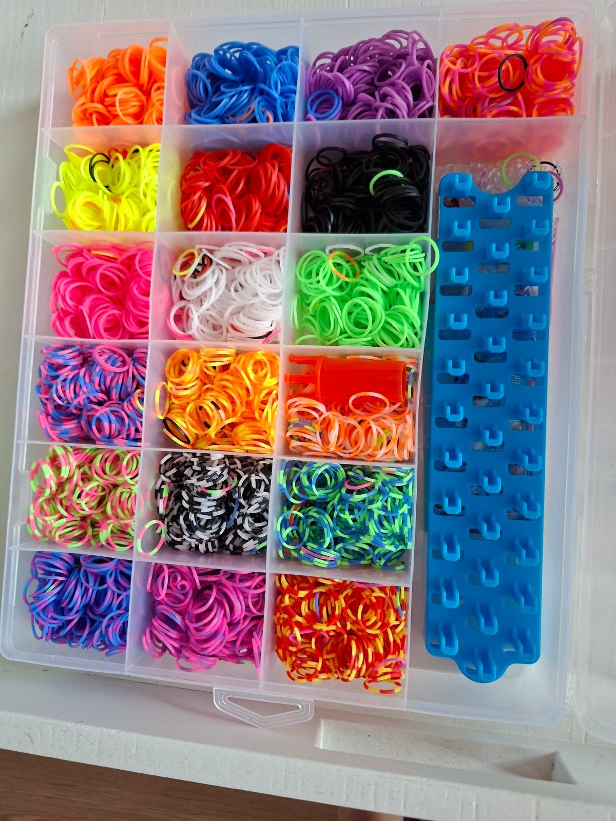 Grote set loom elastiekjes, Gebruikt, Overige thema's, Meerkleurig, Ophalen of Verzenden