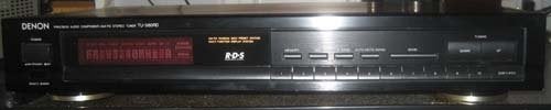 Denon Stereo Tuner TU580RD zwart,mooi & prima.., Ophalen of Verzenden, Zo goed als nieuw