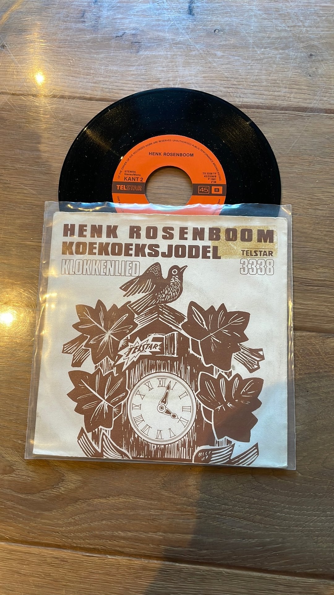 Henk Rosenboom/Koekoeksjodel-Klokkenlied, Ophalen of Verzenden, Gebruikt, Overige formaten, Levenslied of Smartlap