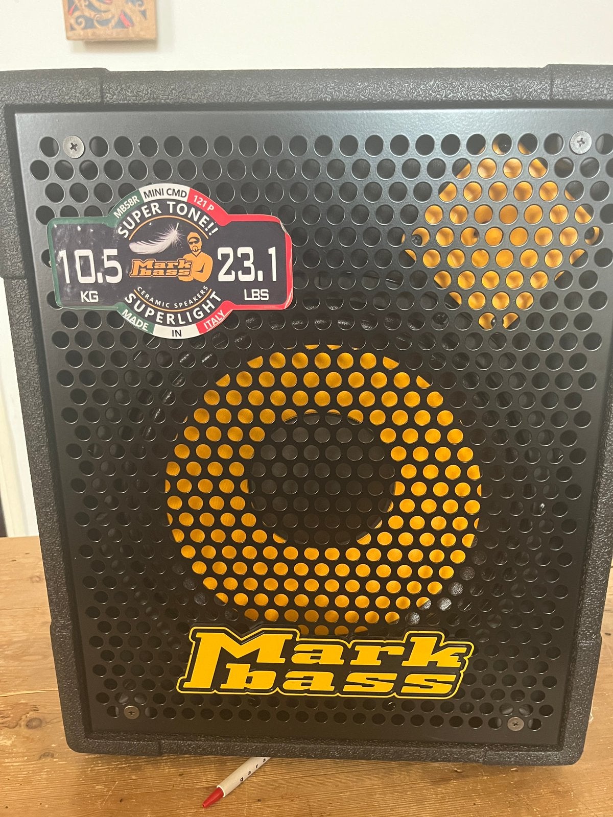 Markbass 58R mini 121 P, Ophalen, Zo goed als nieuw, 100 watt of meer