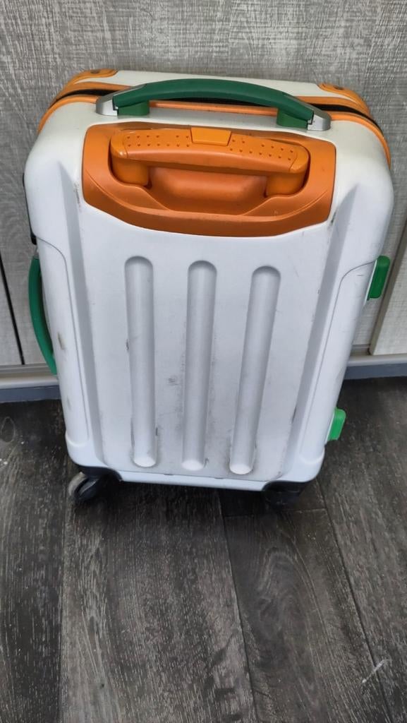 Postcodeloterij koffer, Gebruikt, 50 tot 60 cm, Hard kunststof, Wieltjes