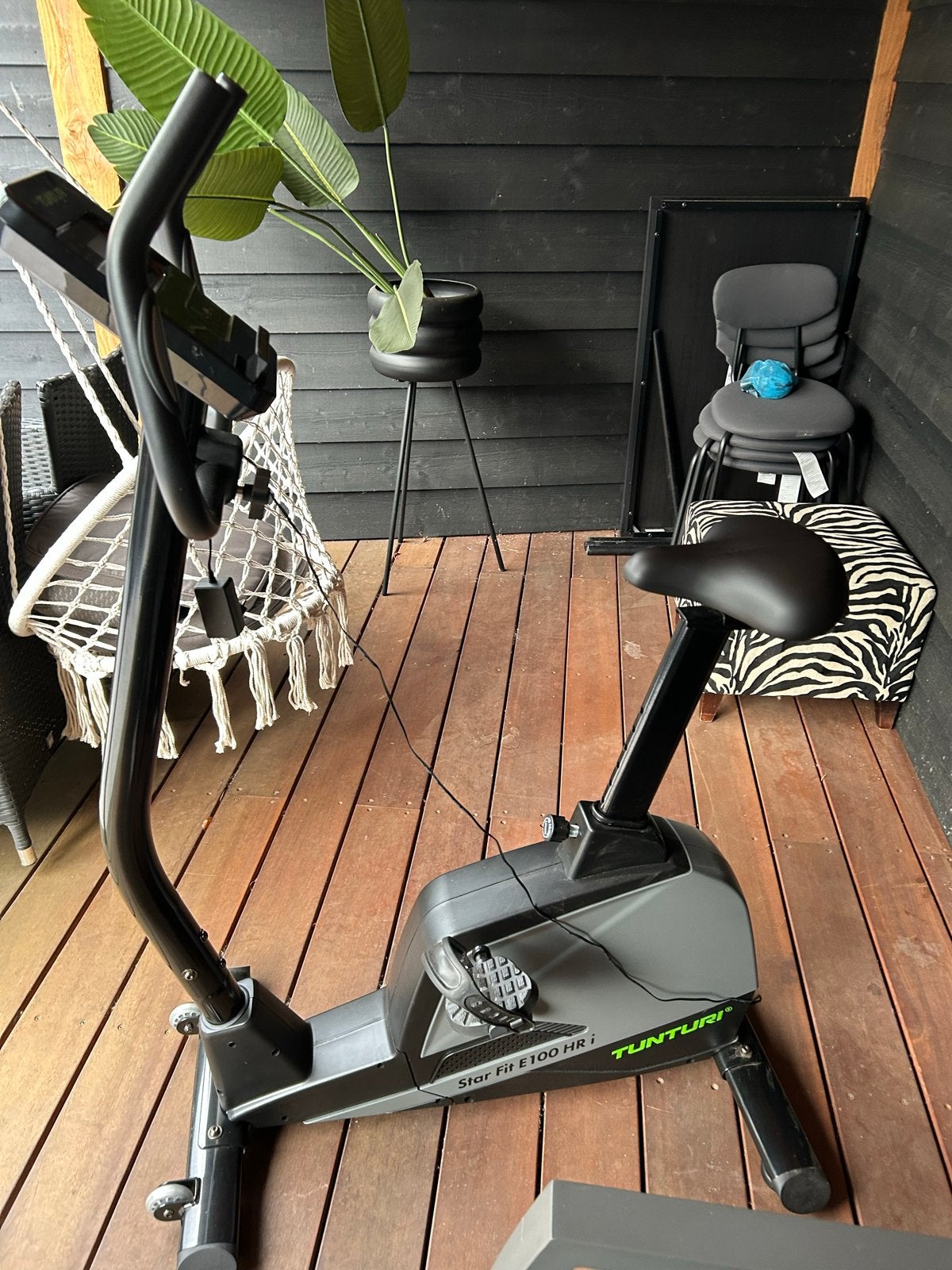 Tunturi Star Fit E100 HR1 Hometrainer - Zo goed als nieuw, Ophalen, Zo goed als nieuw, Metaal, Benen