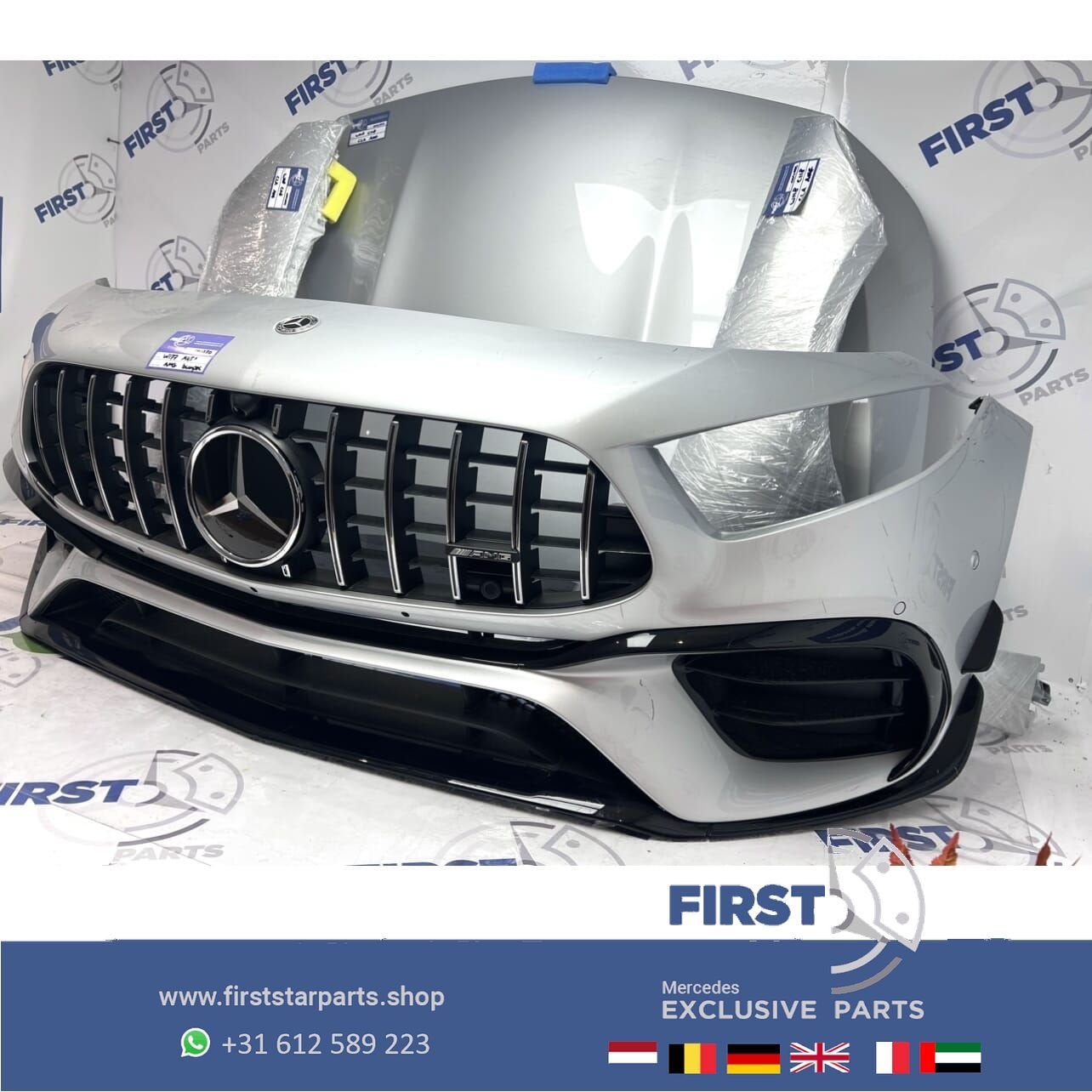 2023 W177 A KLASSE A45s AMG VOORKOP ZILVERGRIJS PERFORMANCE, Gebruikt, -, Voor, Ophalen of Verzenden