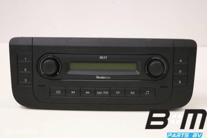 Skoda radio BEAT enkel DIN 5J0035152, Gebruikt