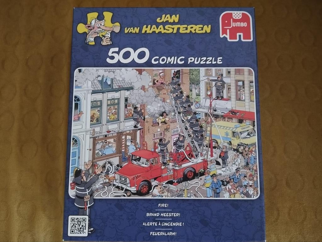 Jan van Haasteren 500 stukjes - Brandweer puzzel, Hobby en Vrije tijd, Denksport en Puzzels, Ophalen of Verzenden, Minder dan 500 stukjes