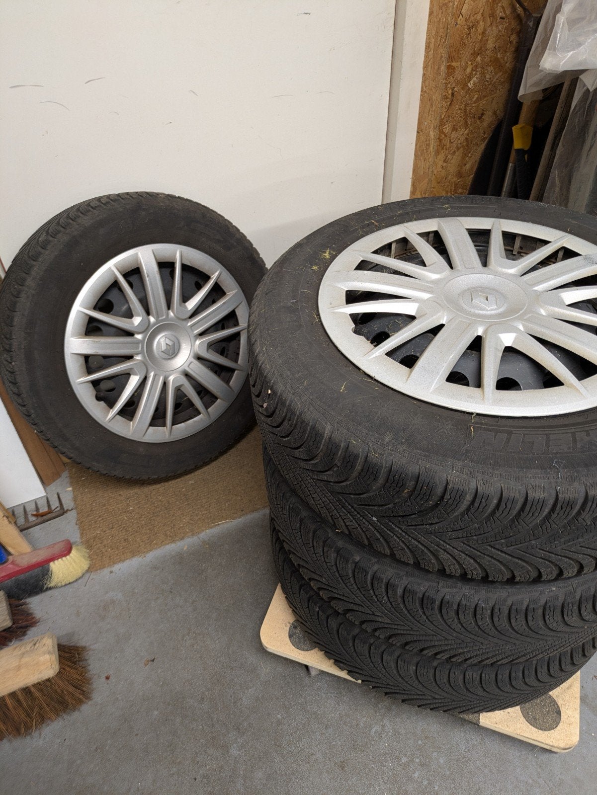 Winterbanden, Ophalen, Gebruikt, 16 inch, Banden en Velgen