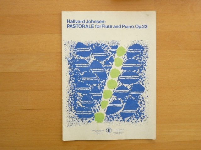 Pastorale for flute and Piano 0p.22 Hallvard Johnsen, Gebruikt, Klassiek, Les of Cursus, Ophalen of Verzenden