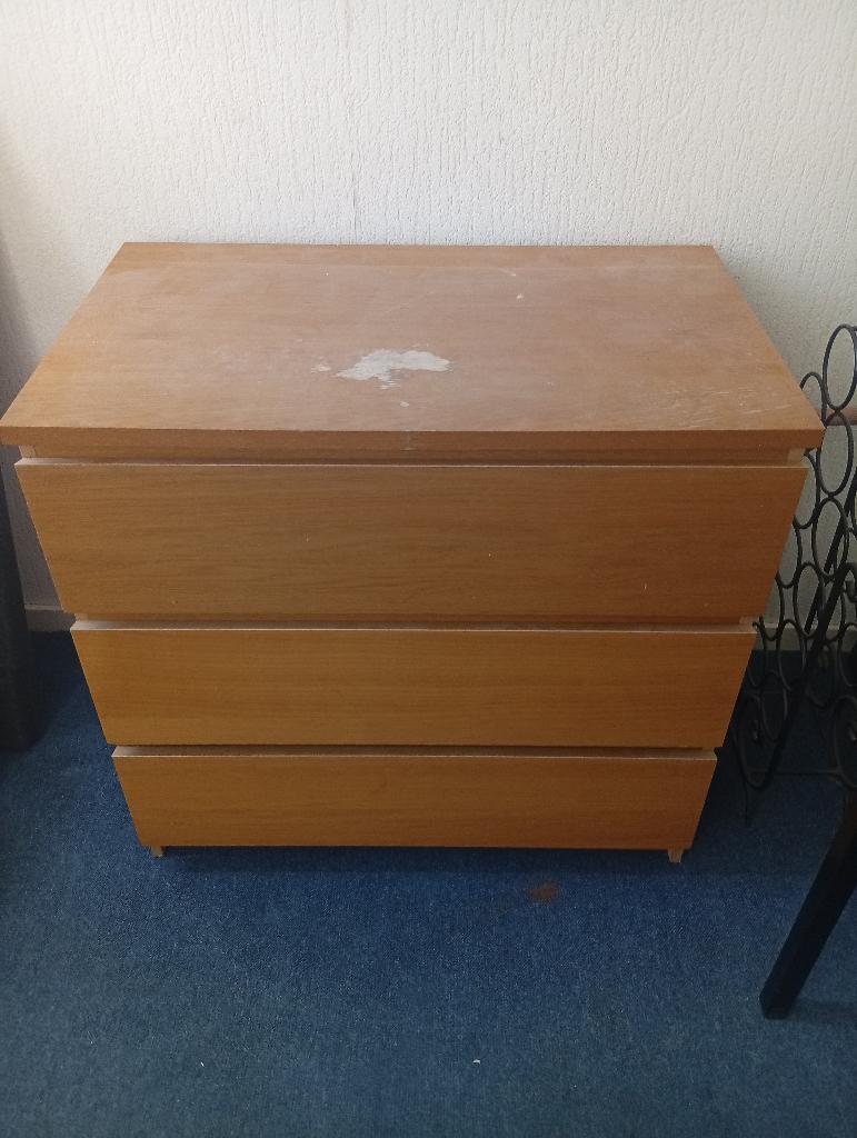ladekast - comode, Ophalen, Gebruikt, 50 tot 100 cm, 3 of 4 laden