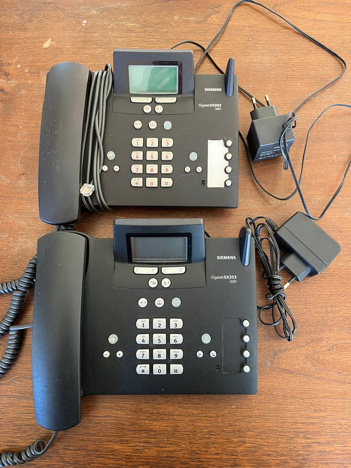 Siemens Gigaset SX353 isdn - 2 stuks, Telecommunicatie, Datacommunicatie en VoIP, Ophalen of Verzenden, Zo goed als nieuw
