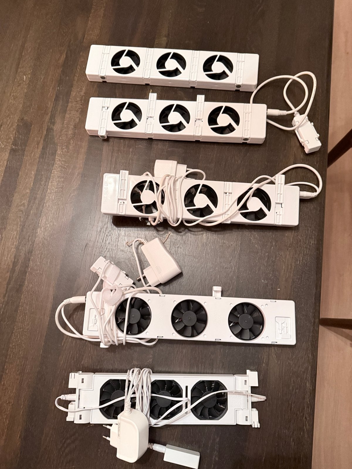 5x radiator ventilatoren, Minder dan 30 cm, Overige typen, Minder dan 60 cm, Ophalen of Verzenden