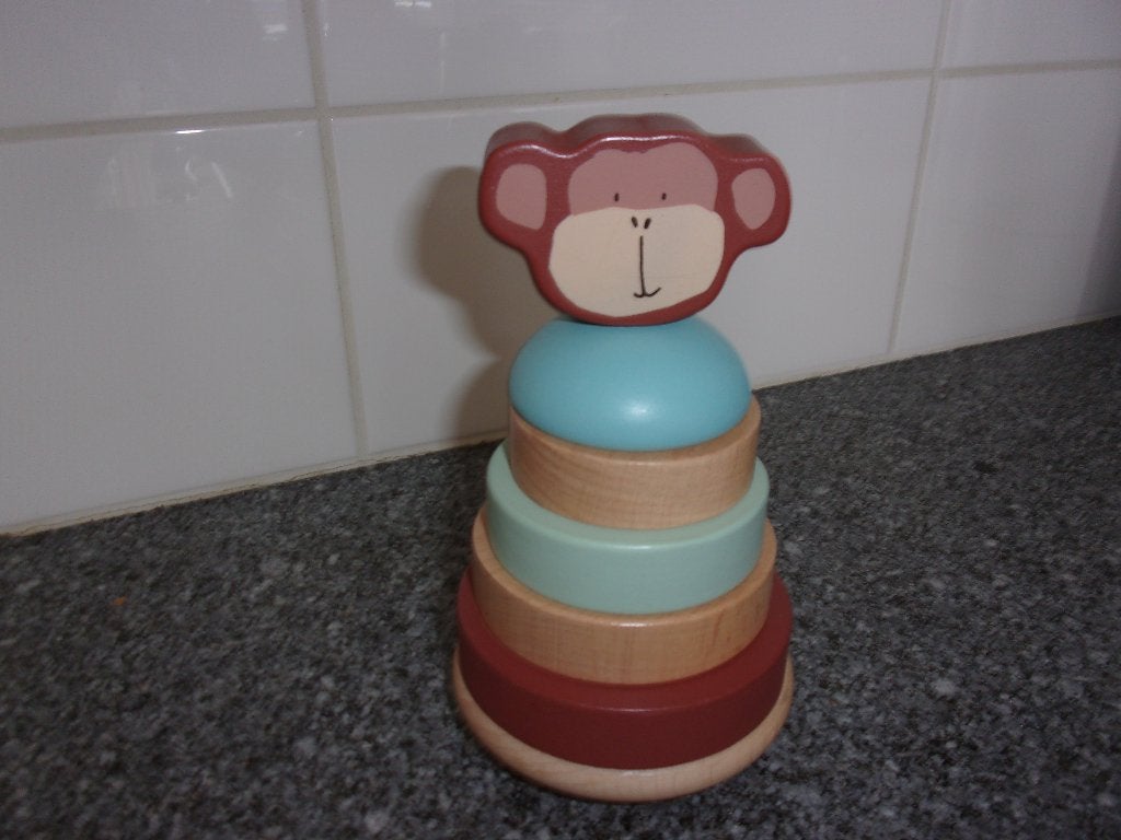 Houten SPEELTOREN "AAP",  NIEUW, Ophalen of Verzenden, Nieuw, Overige typen