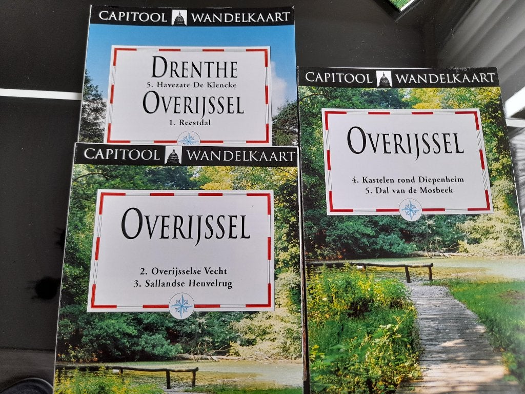 Capitool - Wandelkaarten Overijssel - €1 per Wandelkaart, Boeken, Reisgidsen, Verzenden, Benelux, Reisgids of -boek, Capitool