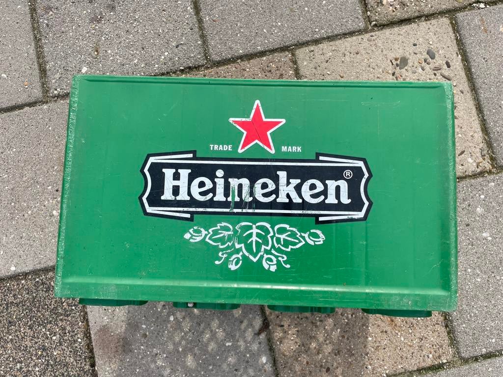 Heineken fietskratje., Ophalen, Zo goed als nieuw, Heineken