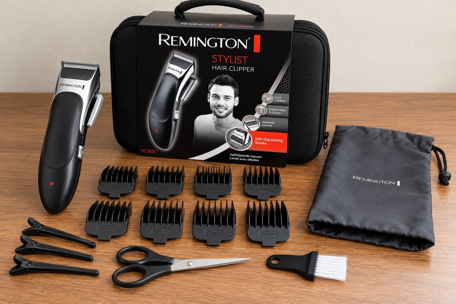 Remington Stylist HC303C Tondeuse Set - Nieuw in doos, Ophalen of Verzenden, Nieuw, Tondeuse