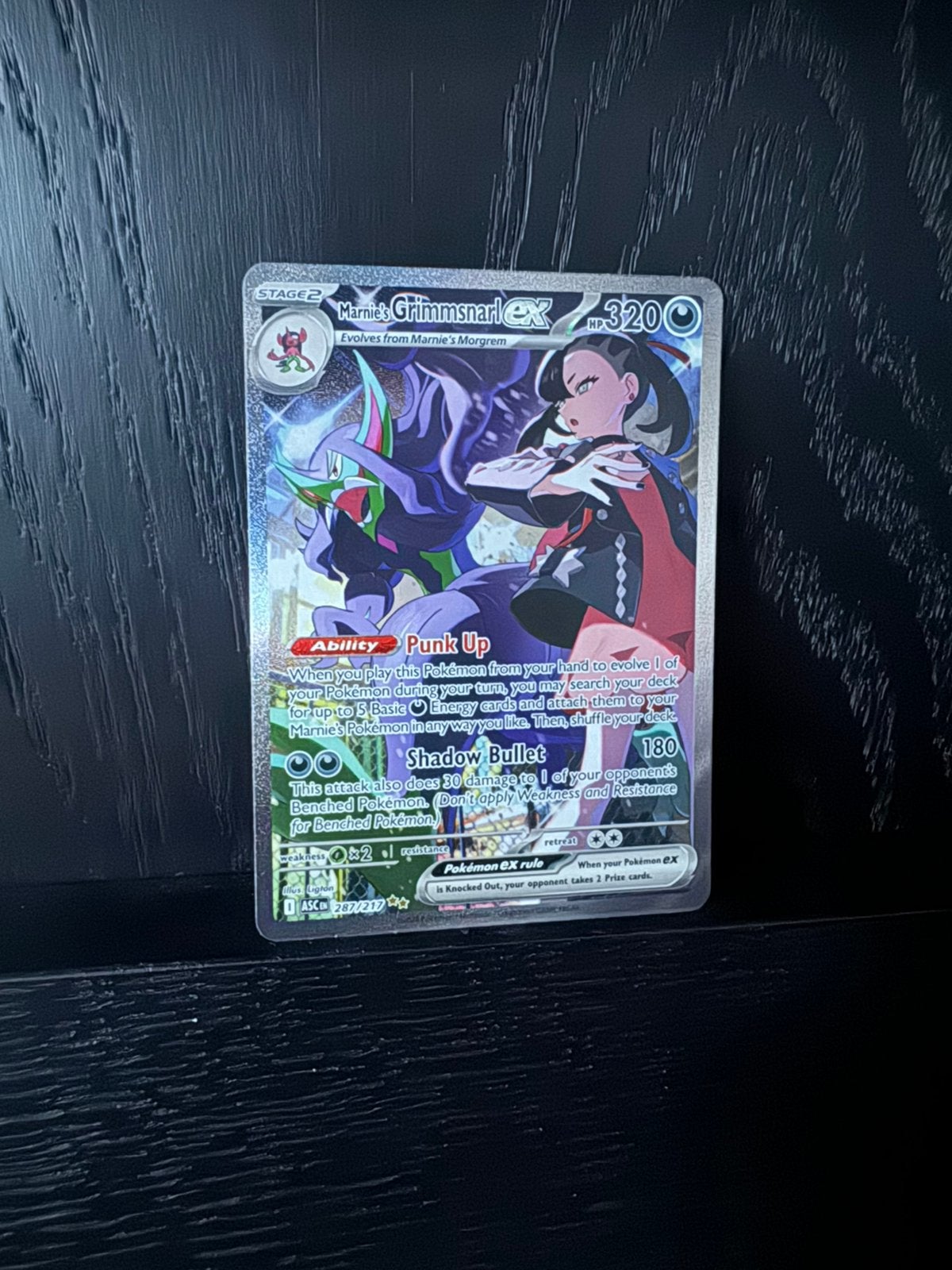 Marnie’s Grimmsnarl 287/217 Ascended Heroes, Ophalen of Verzenden, Zo goed als nieuw