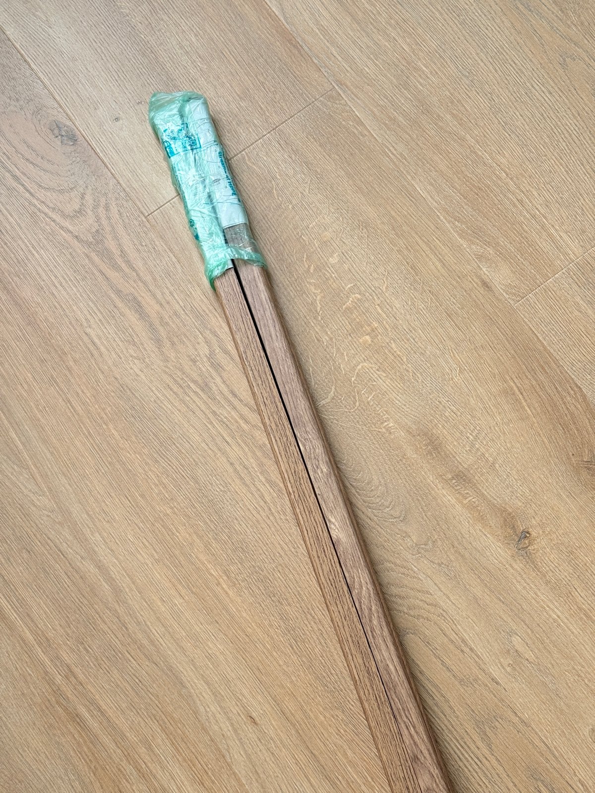 10x plakplinten eiken look 5x24x2400 mm, Ophalen, Eiken, Nieuw, 200 tot 250 cm
