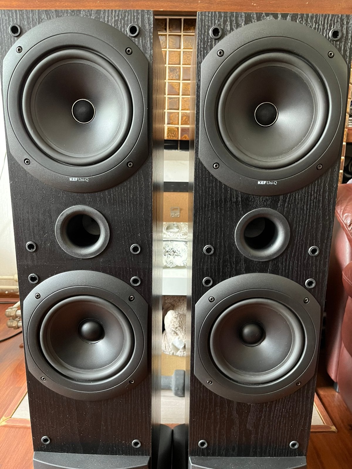 🔊Kef Q50 & Yamaha DSP-A590 Versterker set met Extra’s, Audio, Tv en Foto, Vloerstaande luidspreker, 120 tot 150 watt, Zo goed als nieuw