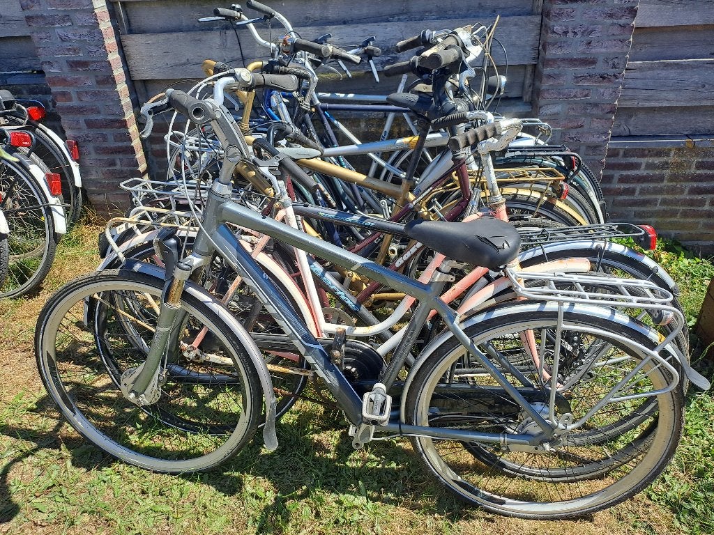 Partij opknapfietsen voor loop/sloop/export., Gebruikt, Overige typen, Staal, Ophalen