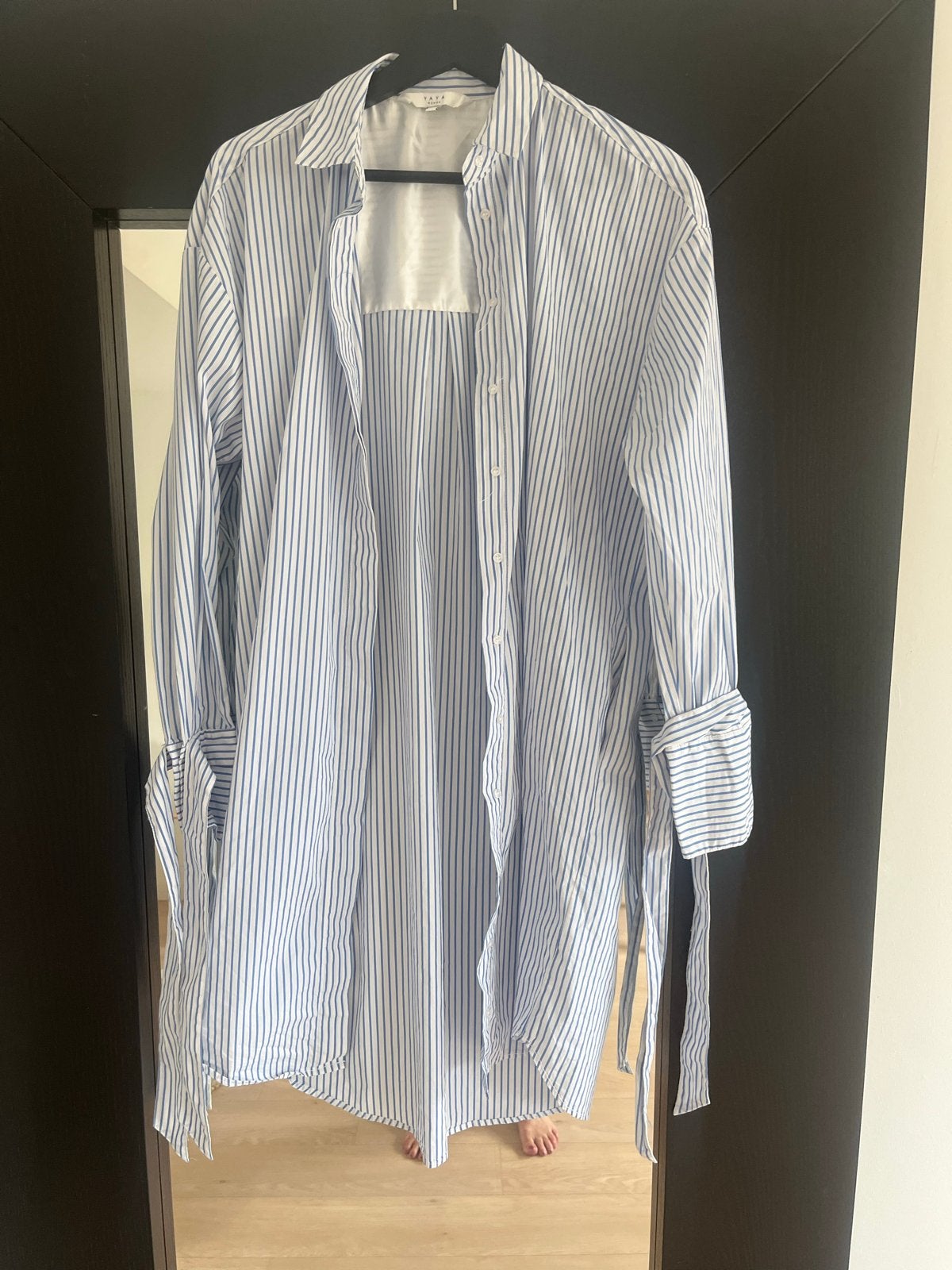 YAYA gestreepte blousejurk maat 36/38, Kleding | Dames, Ophalen of Verzenden, Zo goed als nieuw, Maat 38/40 (M), Blauw