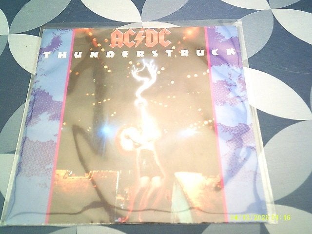 AC/DC - Thunderstruck 7 inch single (Nieuwstaat), Fotohoes, Verzenden, Zo goed als nieuw, 7 inch
