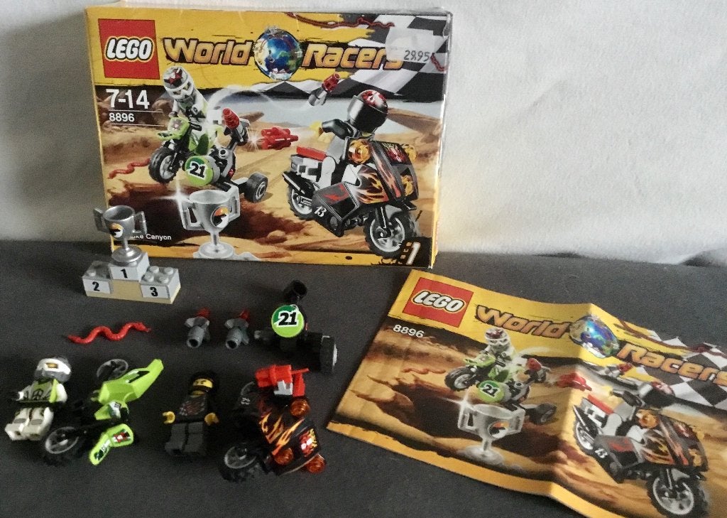 Lego World Racers Slangenkoof - 8896, Lego, Ophalen of Verzenden, Zo goed als nieuw, Racers