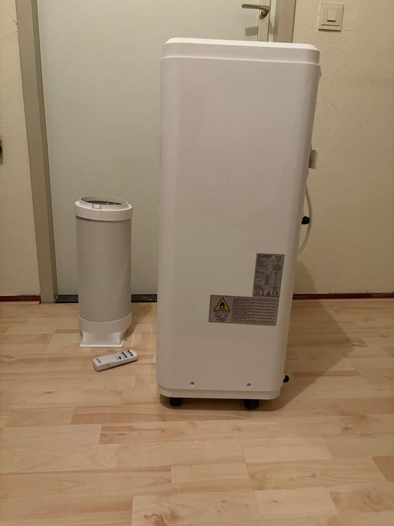 Eurom Polar 9001 Mobiele Airco met Afstandsbediening, Witgoed en Apparatuur, Airco's, Ophalen, Minder dan 60 m³, 3 snelheden of meer