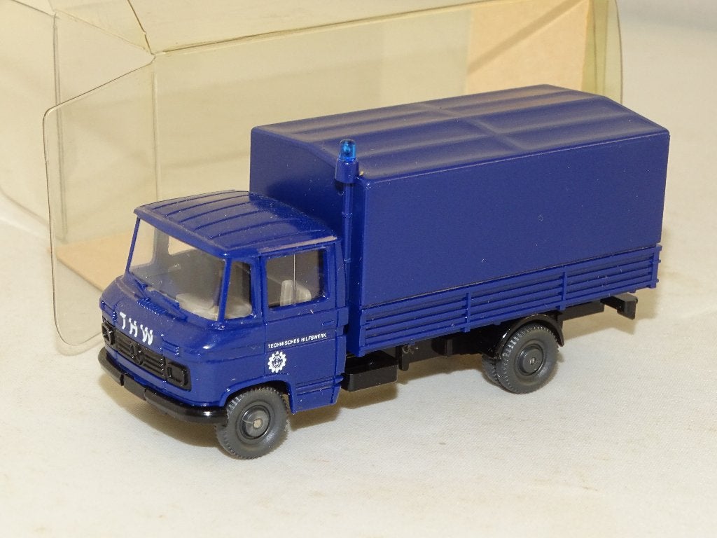 1/87 Wiking Mercedes  L 408  THW, Ophalen of Verzenden, Nieuw, Bus of Vrachtwagen, Wiking