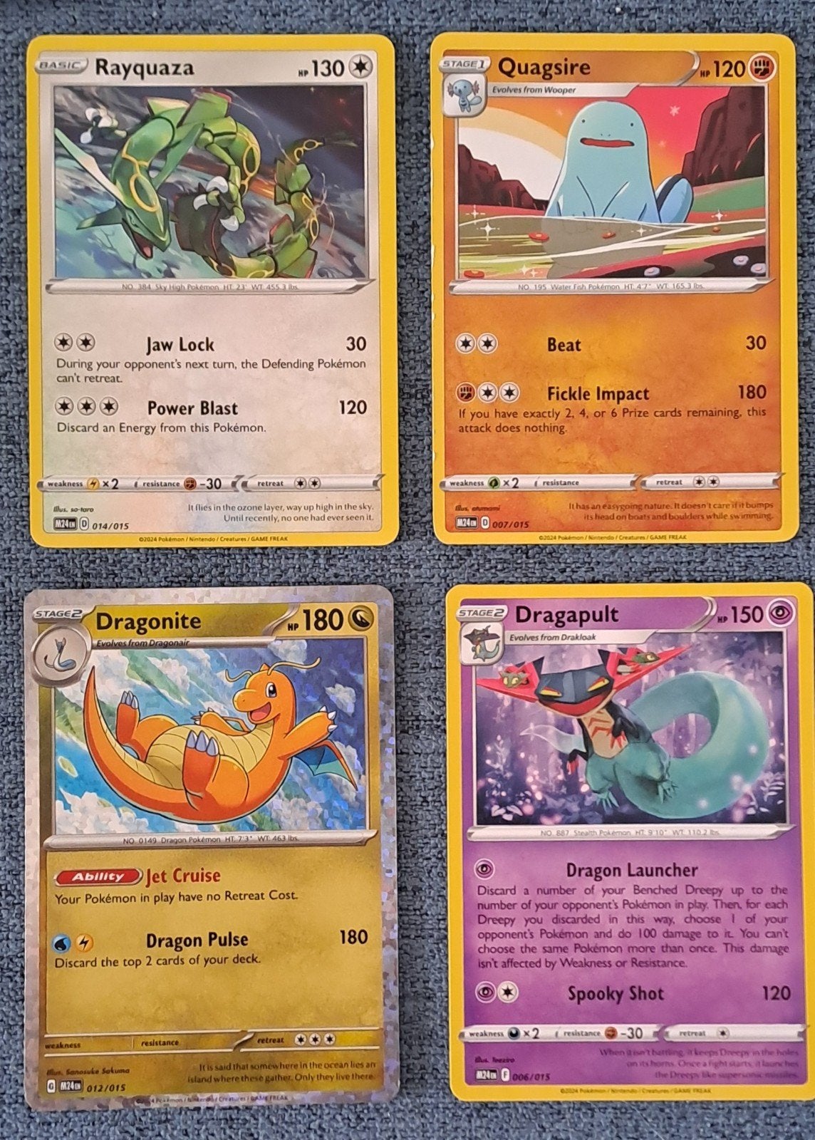 4 pokemon kaartjes, Ophalen of Verzenden