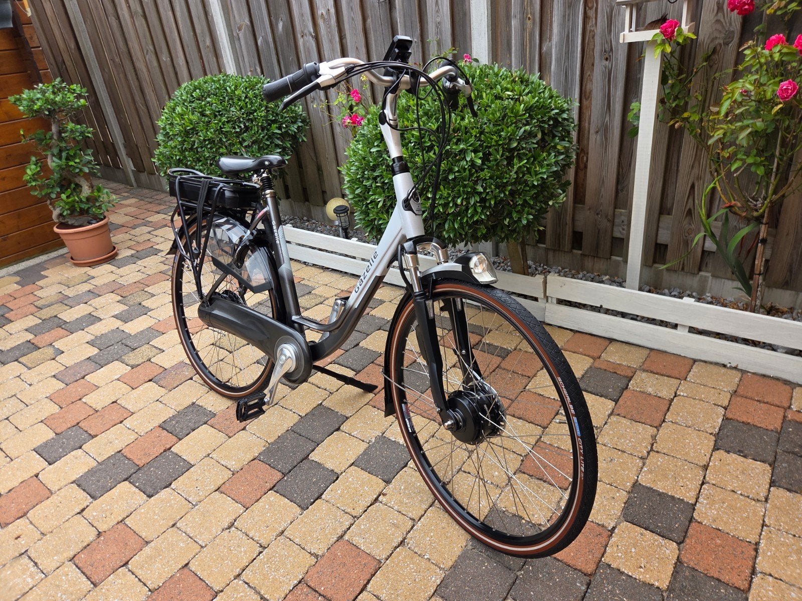Gazelle Orange comfort Elektrische dames fiets 53cm, Fietsen en Brommers, 51 tot 55 cm, Ophalen of Verzenden, Zo goed als nieuw