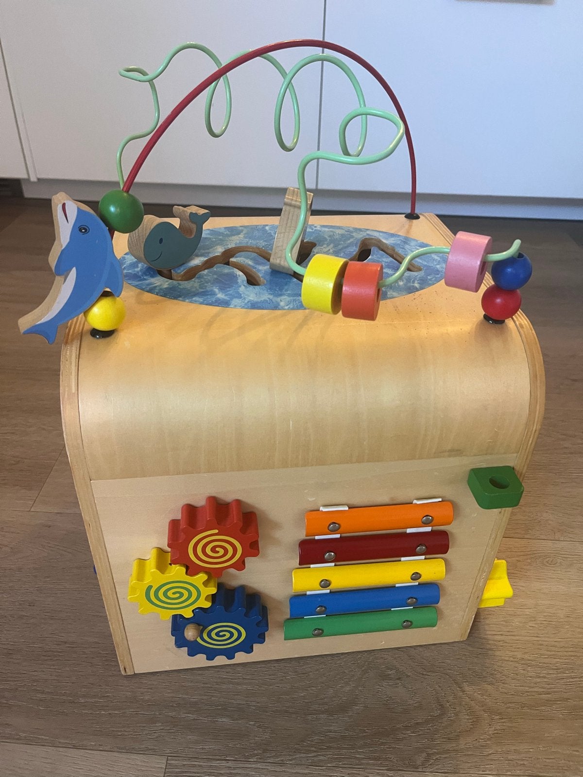 Howa Houten Activiteitenkubus - Educatief Speelgoed, Ophalen, Gebruikt, Overige typen