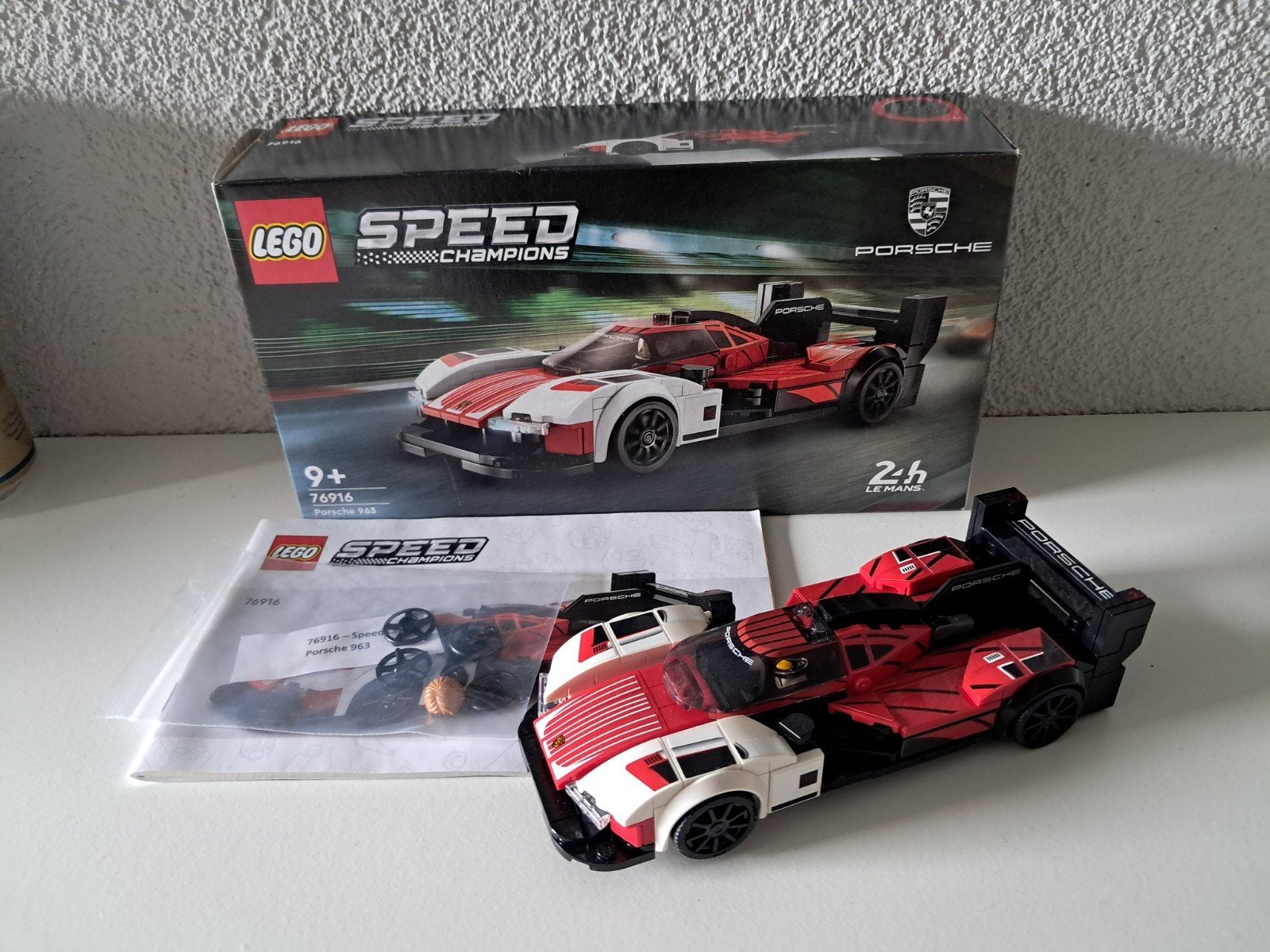Lego Speed Champions 76916 - Porsche 963, Lego, Zo goed als nieuw, Compleet, Complete set