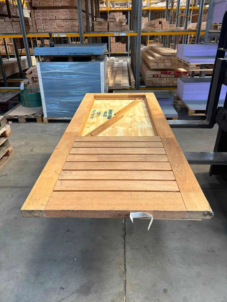 Weekamp Achterdeur 93x243cm incl. glas, Doe-het-zelf en Verbouw, Deuren en Horren, Ophalen, 80 tot 100 cm, 215 cm of meer, Nieuw