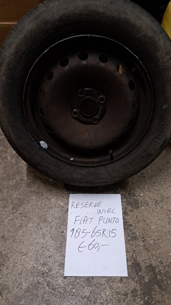 Fiat Punto reservewiel 185/65R15 Prijs 60,- euro, Auto-onderdelen, Ophalen, Fiat