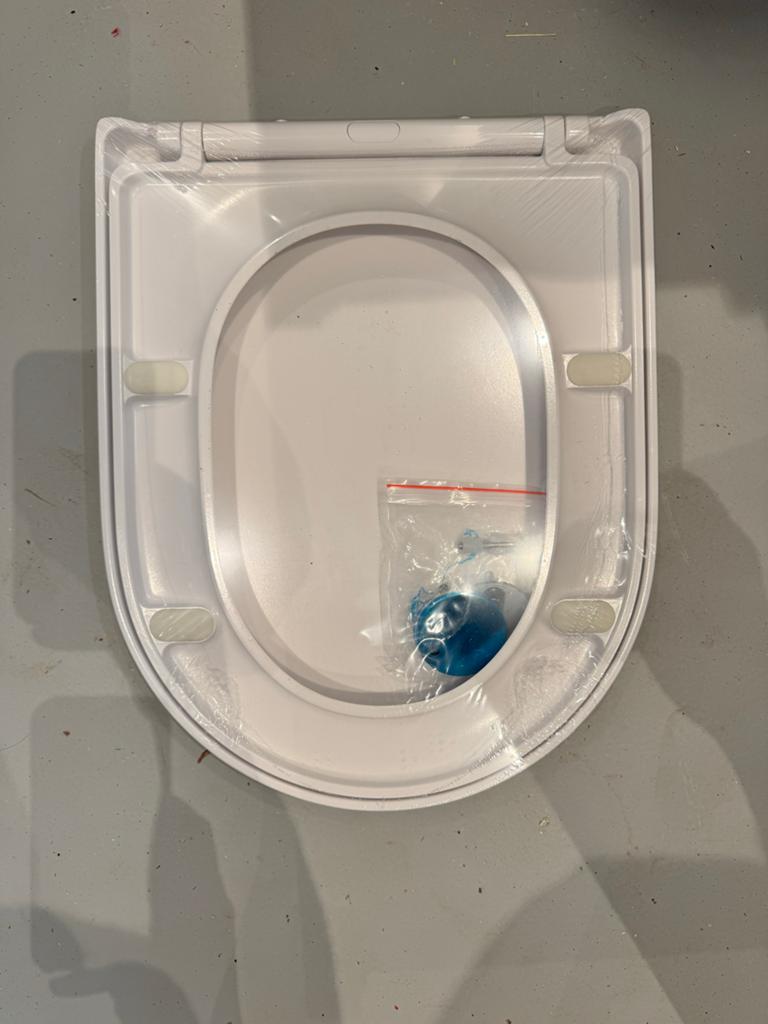Witte wc bril nieuw in verpakking, Doe-het-zelf en Verbouw, Ophalen, Nieuw, Toilet